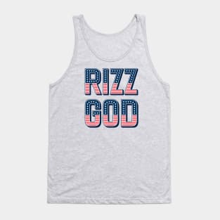 Rizz God - Stars and Stripes Tank Top